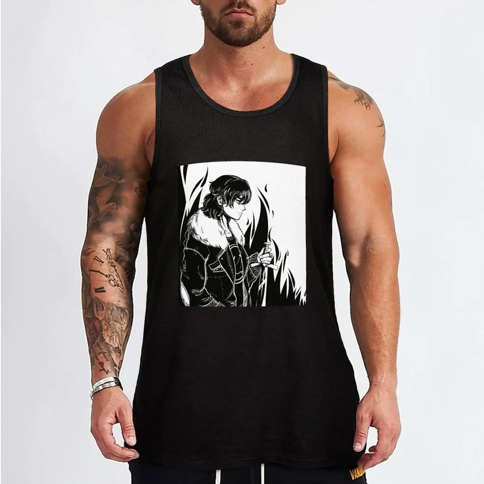 Фото Майка-безрукавка Nico di Angelo Sketch Tank Top для промышленных работ, прочная, без рукавов №2
