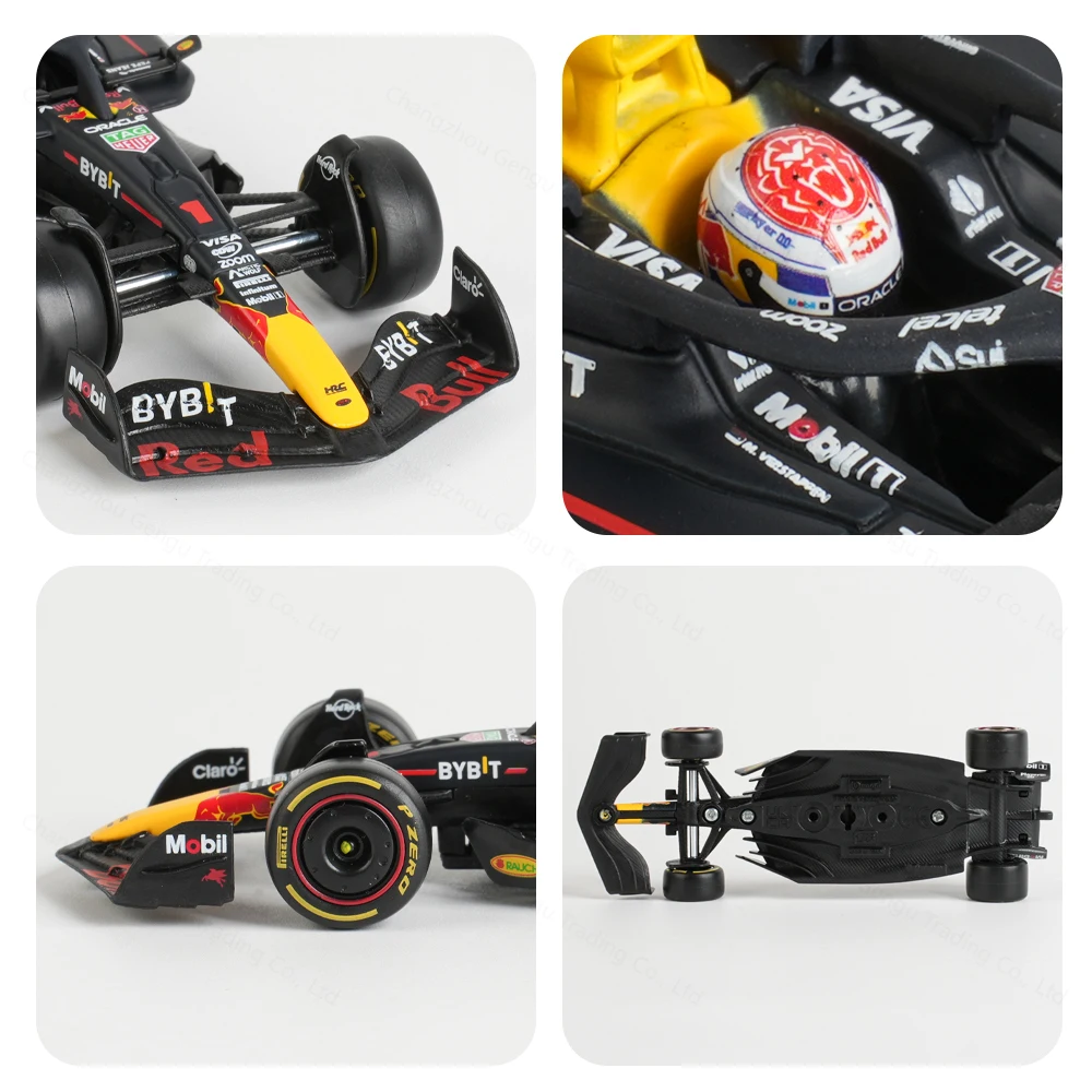 Bburago 1:43 2024 RedBull RB20 # 1 F1 Formula Car литые автомобили Коллекционная модель гоночные