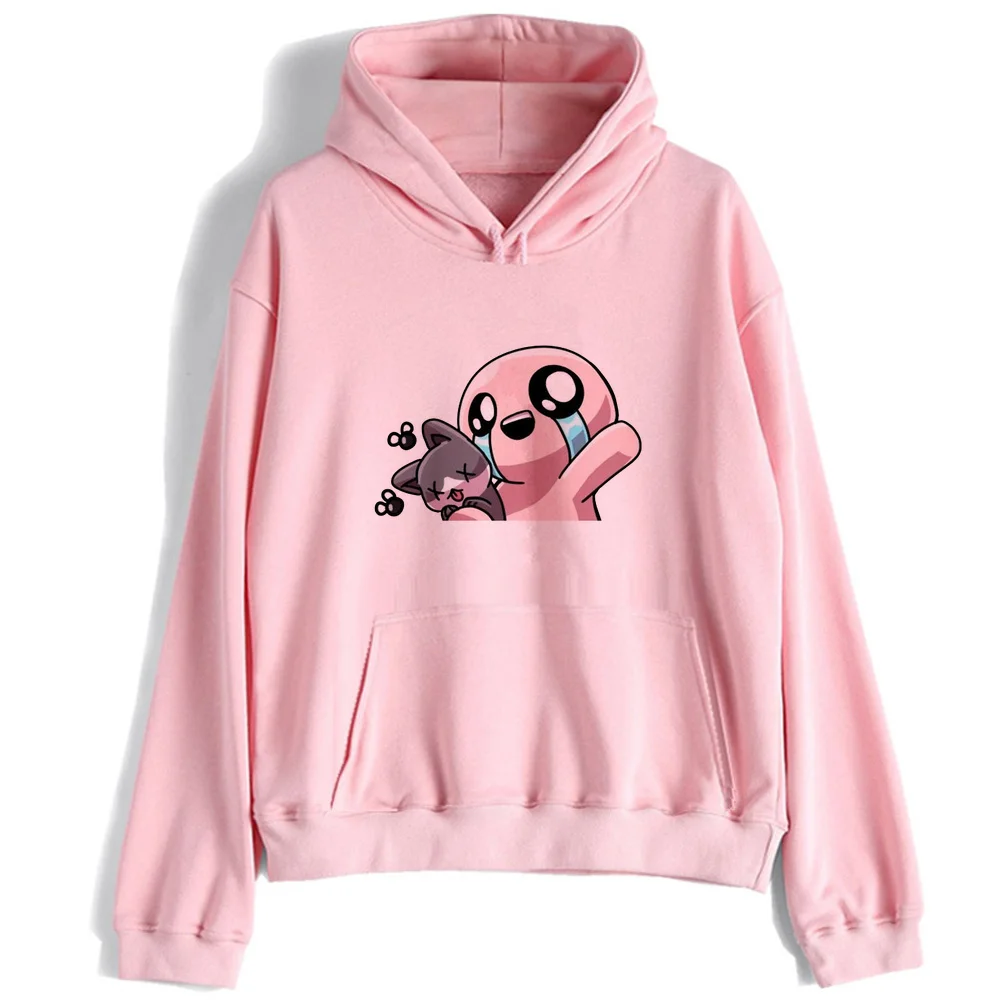 Фото Женская толстовка The Binding of Isaac, кавайный стиль, мода Y2K 2000-х, зимняя, теплая, повседневная, с карманами. №2