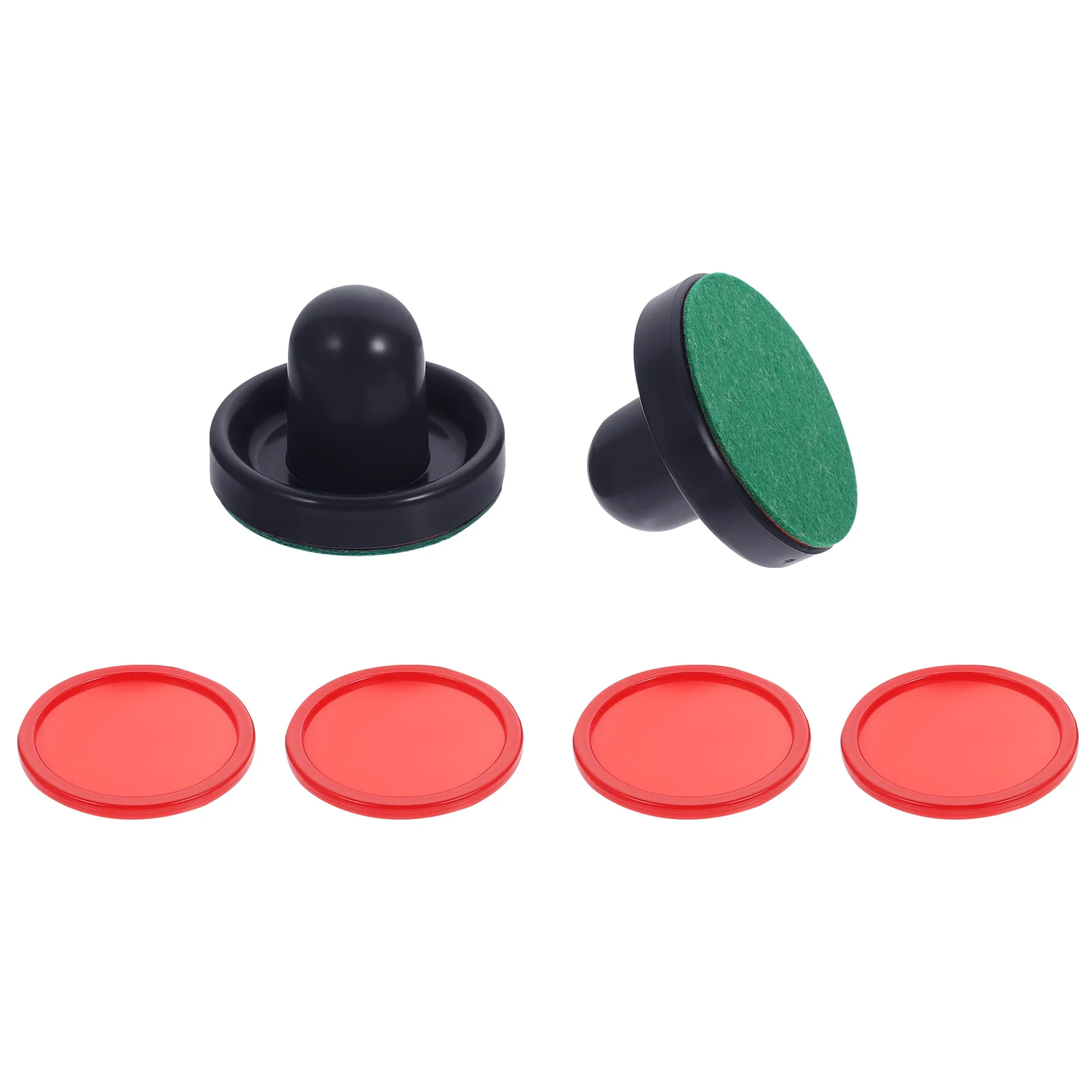 

Hockey Air Pucks Paddles Table Pushersaccessories Handles Replacement Puck Goalmini Pusher Parts Red Pads Adults Kids Feltice