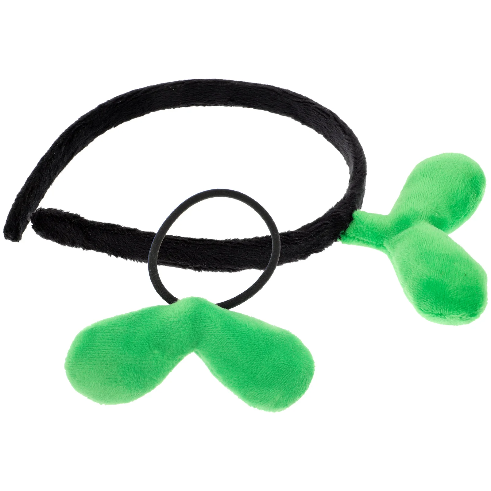 

Sprout Headband Hair Tie Set Lovely Bean Hair Band Green Headdress Headband for Toddlers Teens Kids Gifts 2pcs