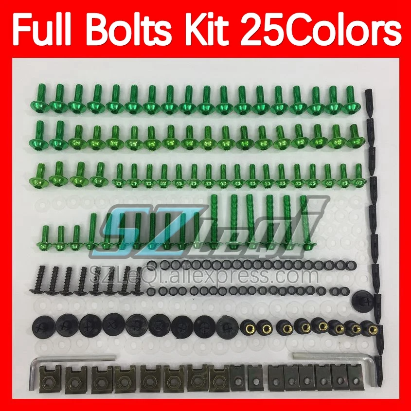 

Болты Обтекатели Полный комплект винтов для KAWASAKI NINJA ZX636 ZX-6R ZX 6R ZX6R 2013 2014 2015 2016 2017 болты с корпусом гайки 2018 шт.