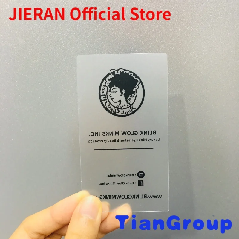 

Customized printing plastic transparent PVC business card