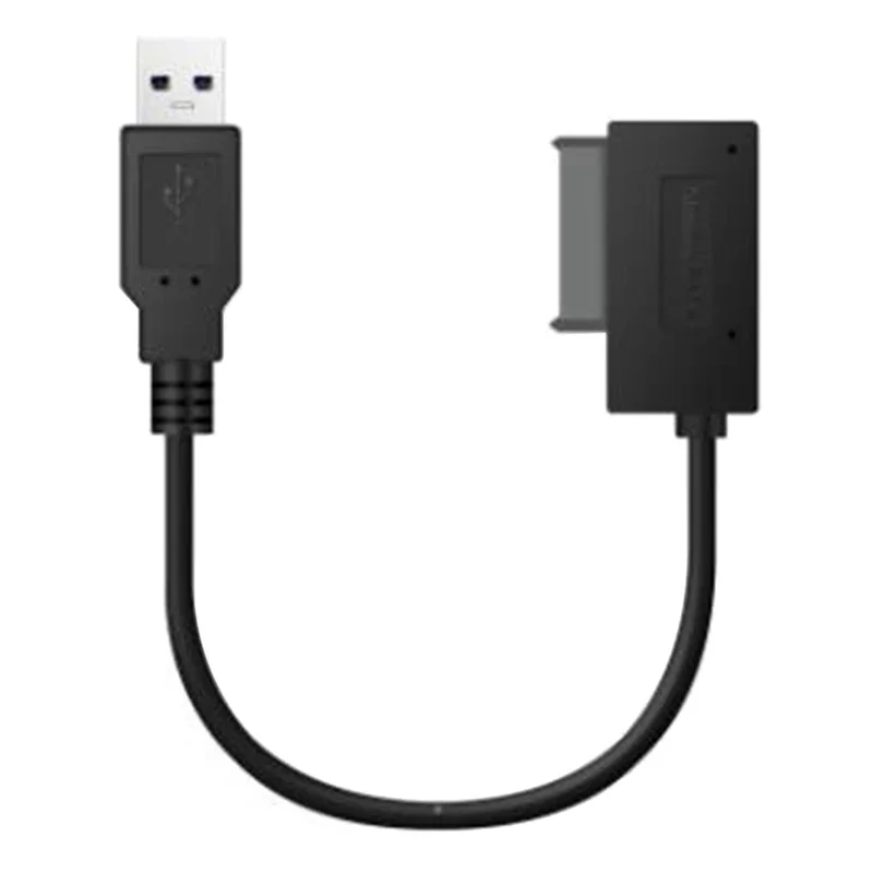 Фото USB-адаптер для ПК 6P + 7P CD DVD Rom SATA в USB 2.0 Конвертер Slimline Sata 13-контактный кабель для ПК, ноутбука, ноутбука №1