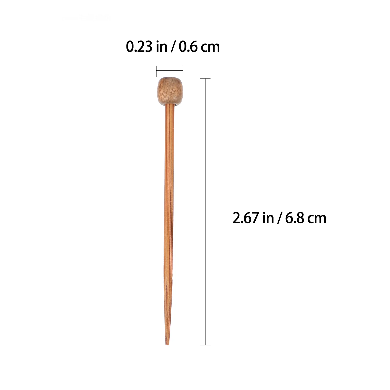 20 шт. мини-иглы деревянные спицы стержни брошь материал сделай сам вязаные