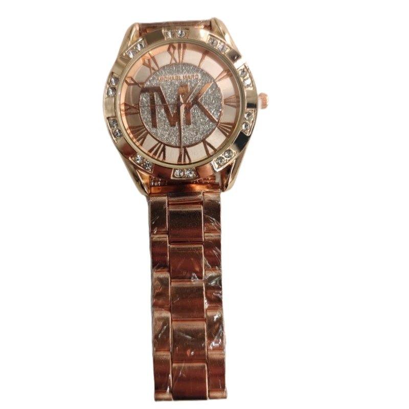 

Часы женские кварцевые с бриллиантами, серебристые