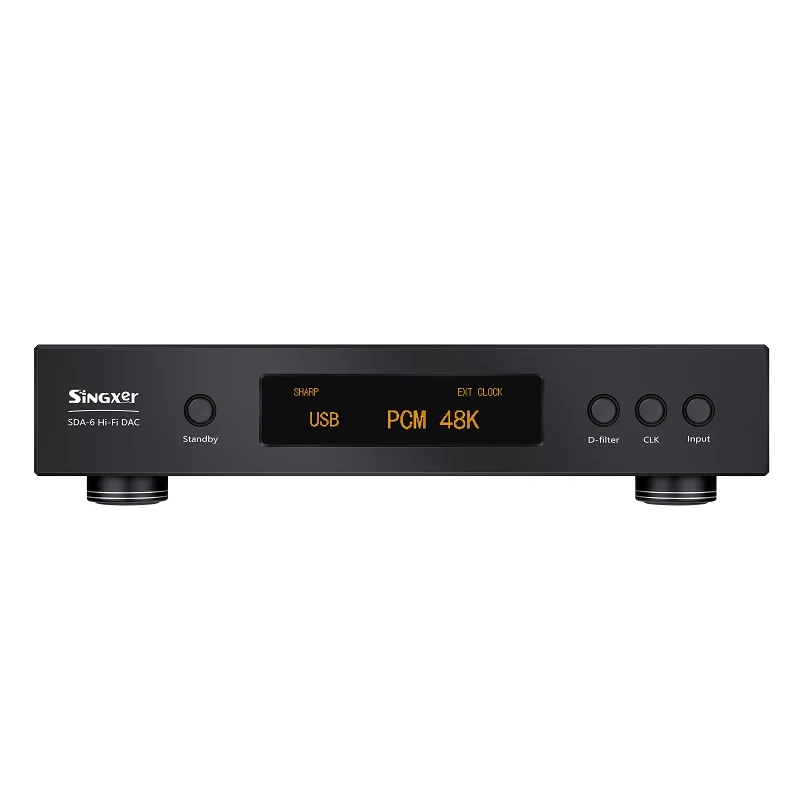 Цифровой аналоговый интерфейс декодер Singxer SDA-6 DAC DSD512 AK4499 XMOS XU208 I2S USB NOS PLL Native Direct