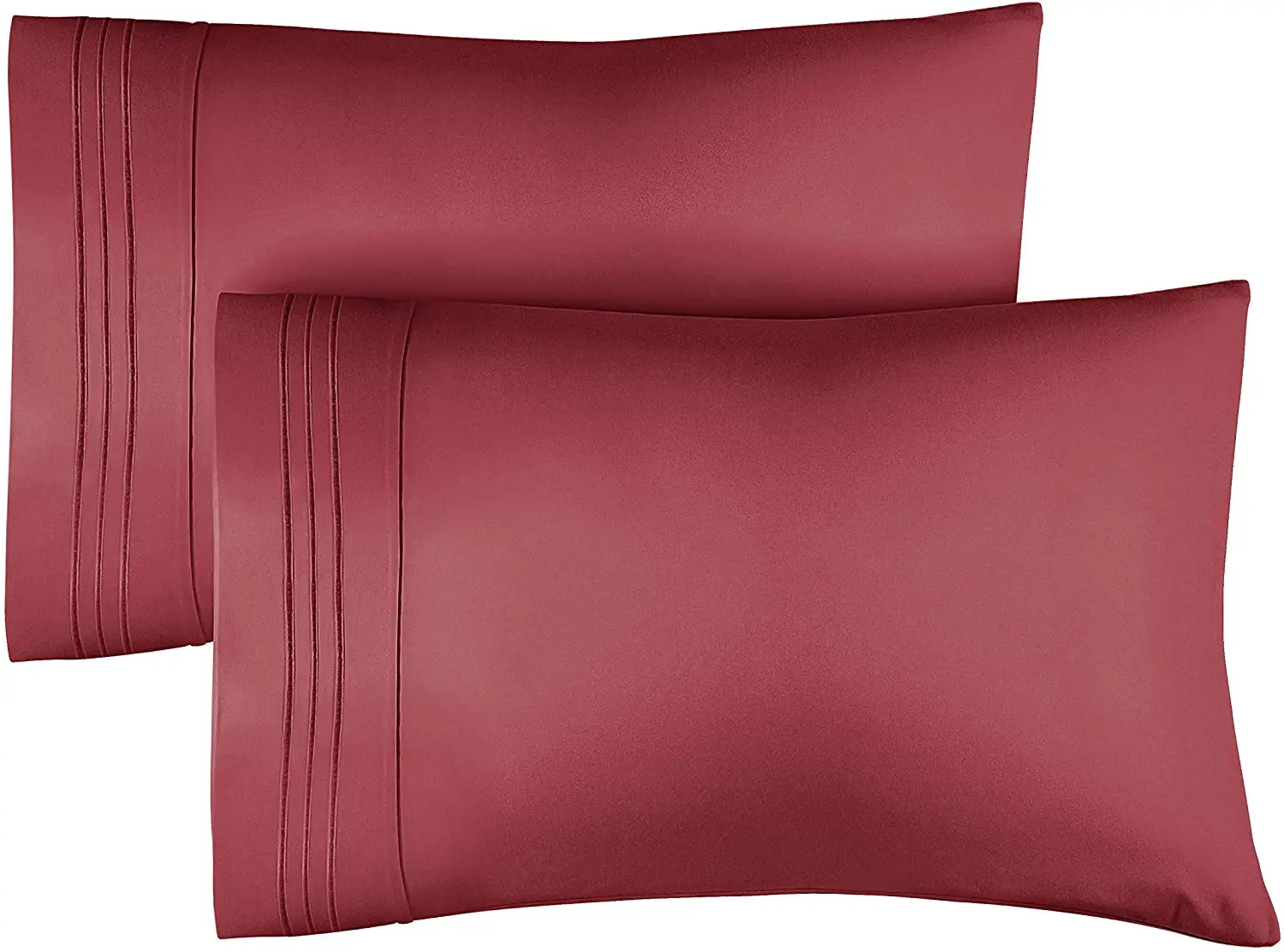 

Soft Microfiber Pillowcase Set of 2 - King - Burgundy