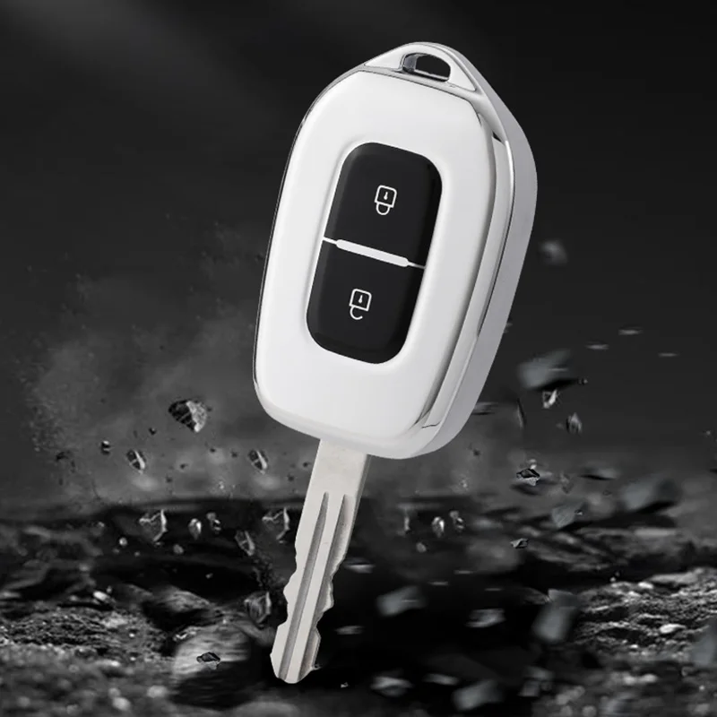 2 кнопки ТПУ чехол ключа дистанционного управления автомобилем для Renault Kwid Traffic