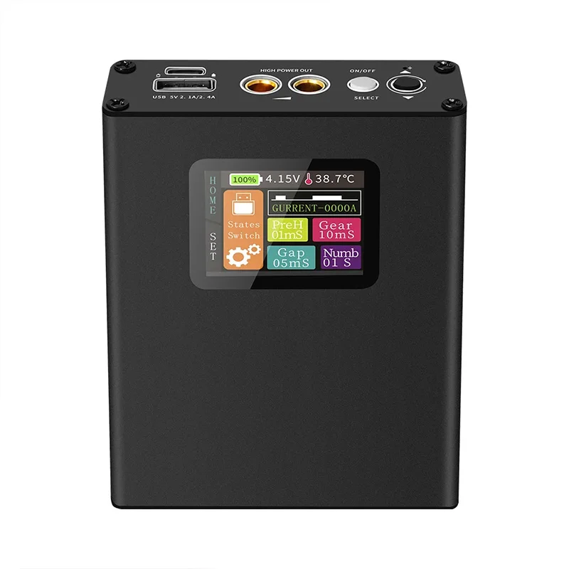 

Docreate Spot Welder Machine 0.1-0.15mm Nickel Welding Handheld Machine Digital Display Welder Machine 18650 Lithium Battery