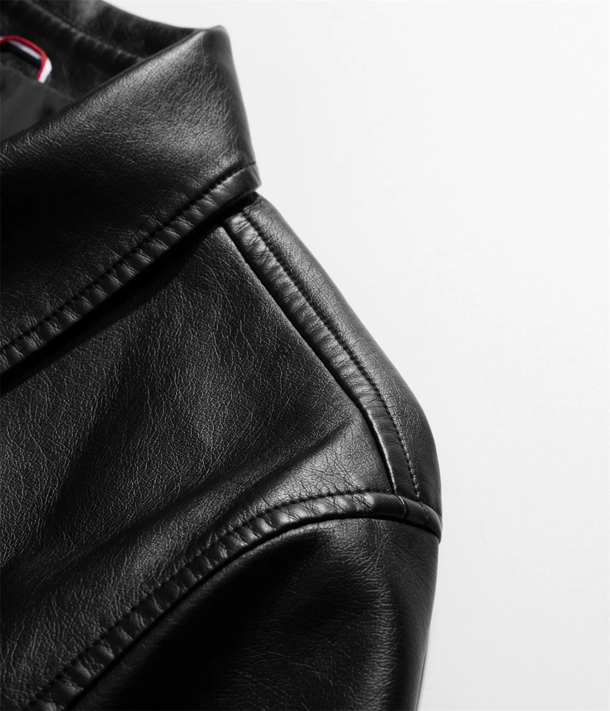 Новый мужской продукт 2024 повседневная мода куртка из искусственной кожи с