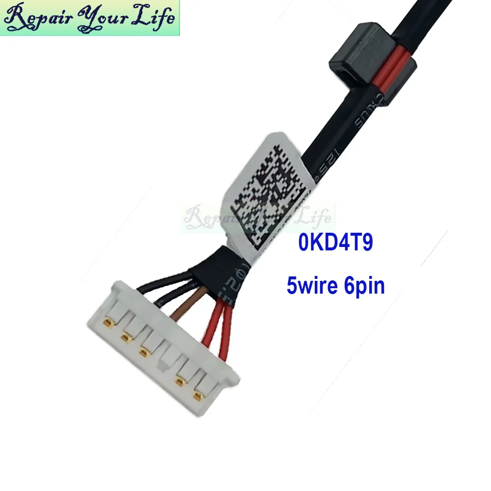 Фото KD4T9 Кабель питания постоянного тока для Dell Inspiron 15 5558 5559 5552 5551 5555 5556 14 5455 5458 5452 0KD4T9 DC30100UD00 Запчасти для ноутбуков №3