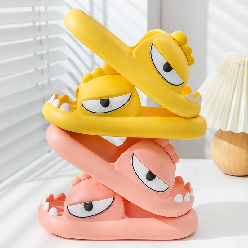 Fujeak 2023 New Summer Sandals Women's Slippers Casual Shoes Fashion Breathable Slippers Indoor Anti-Slip Large Size Slippers