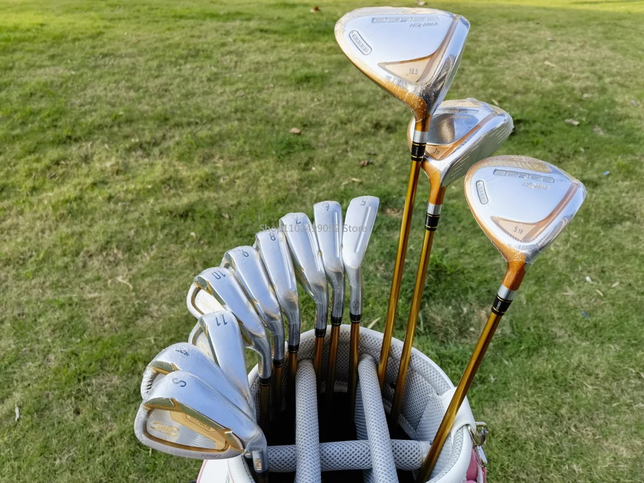 

New Honma Beres 07 4 stars Complete Set Golf Full Set Golf Clubs Driver Fairway Woods Irons Putter Graphite Shaft