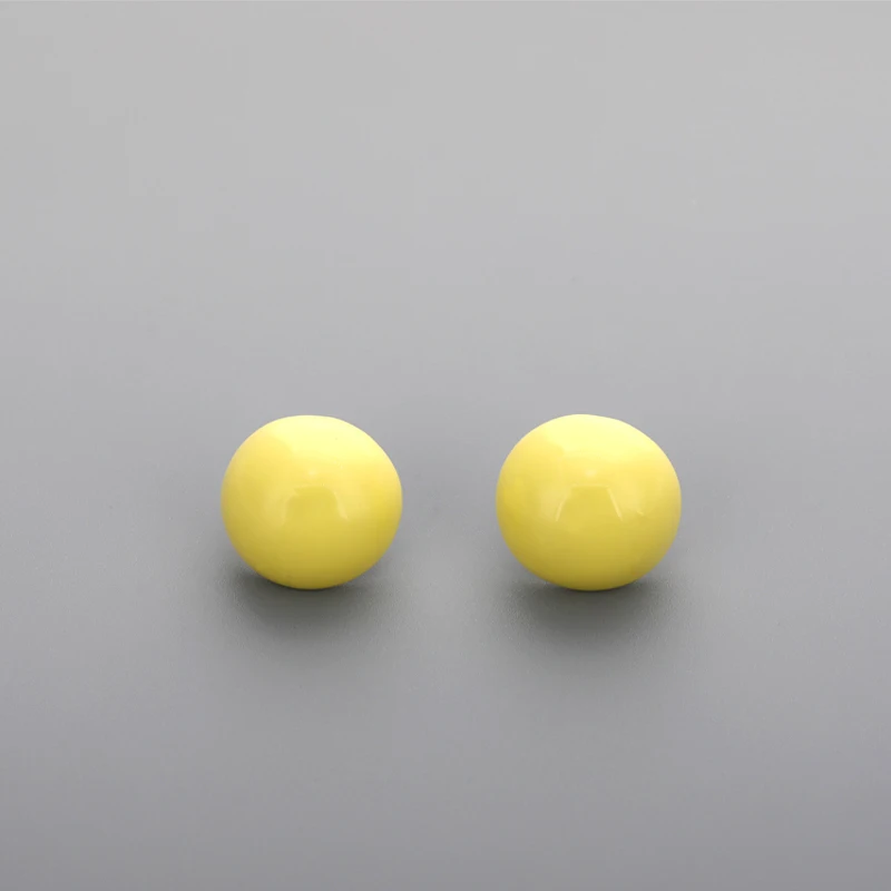

Fashion Round Smooth Surface Multicolor Stud Earring For Women Vintage Metal Personality Simple Girls Earrings Wholesale Jewelry
