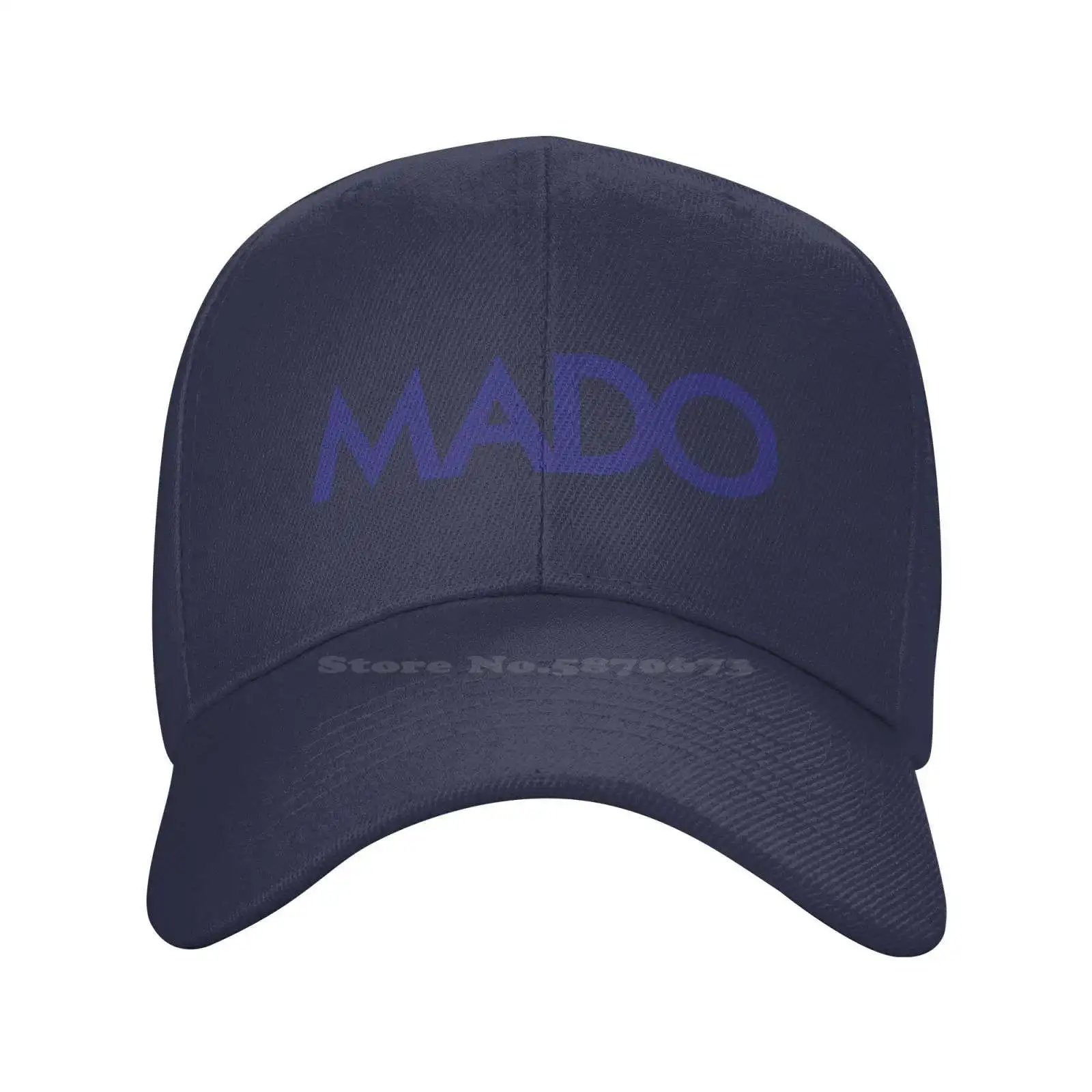 Фото Модная качественная джинсовая бейсболка с логотипом Mado №2
