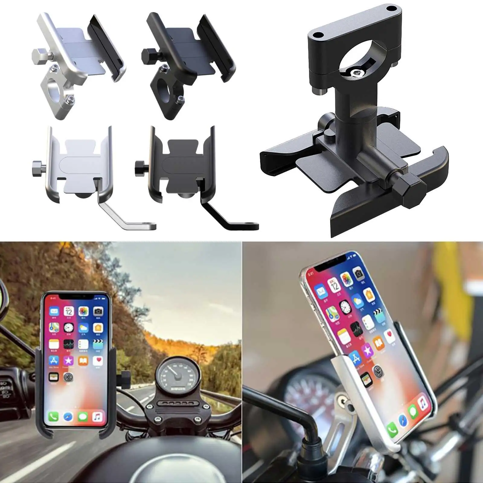

Универсальный велосипедный держатель для телефона, подставка для мобильного телефона на мотоцикл, велосипед, держатель с зажимом на руль для IPhone, кронштейн Samsung