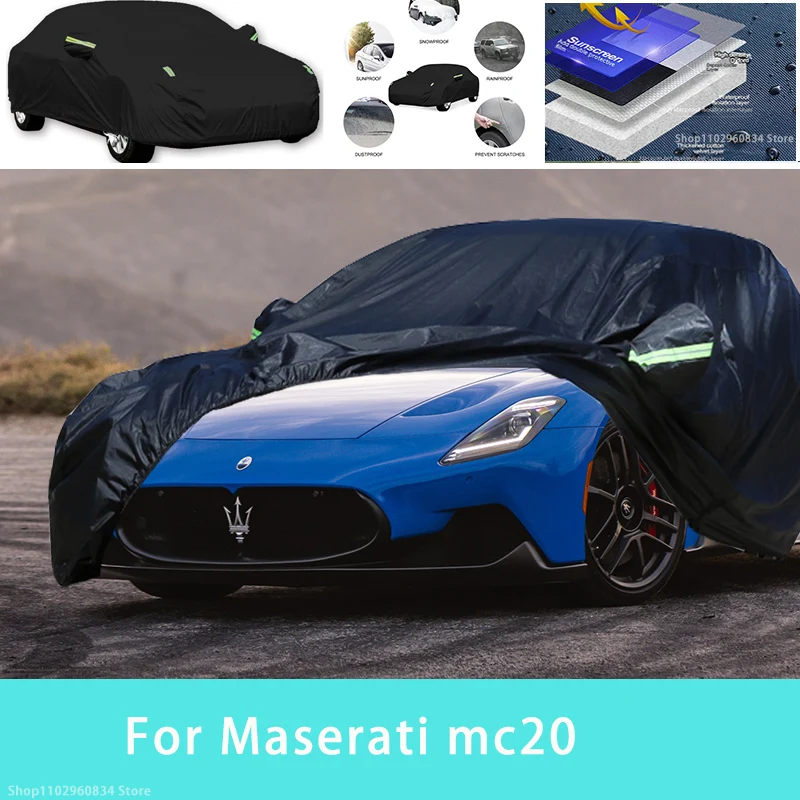

For Maserati mc20 Outdoor Protection Full Car Covers Snow Cover Sunshade Waterproof Dustproof Exterior Car accessories