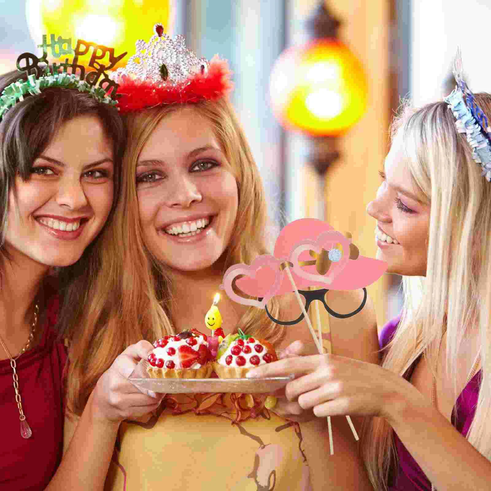 33 шт. украшения для дня рождения реквизит фотобудки свадьба розовый новогодний