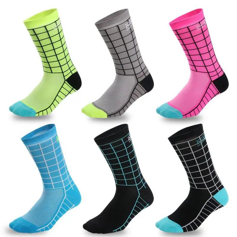 Men Sports Sock Breathable Women Compression Crossborder Supply Running Riding Cycling Over Knee Basketball Biking Hockey Soccer