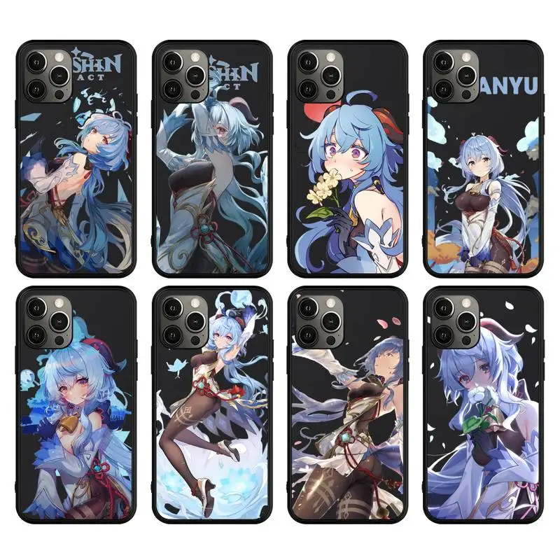 

Genshin Impact Ganyu Phone Case For IPhone 13 12 11 Pro Max Mini Xs X Xr 8 7 6 6s Plus Se 2020 Silicone Cover Funda