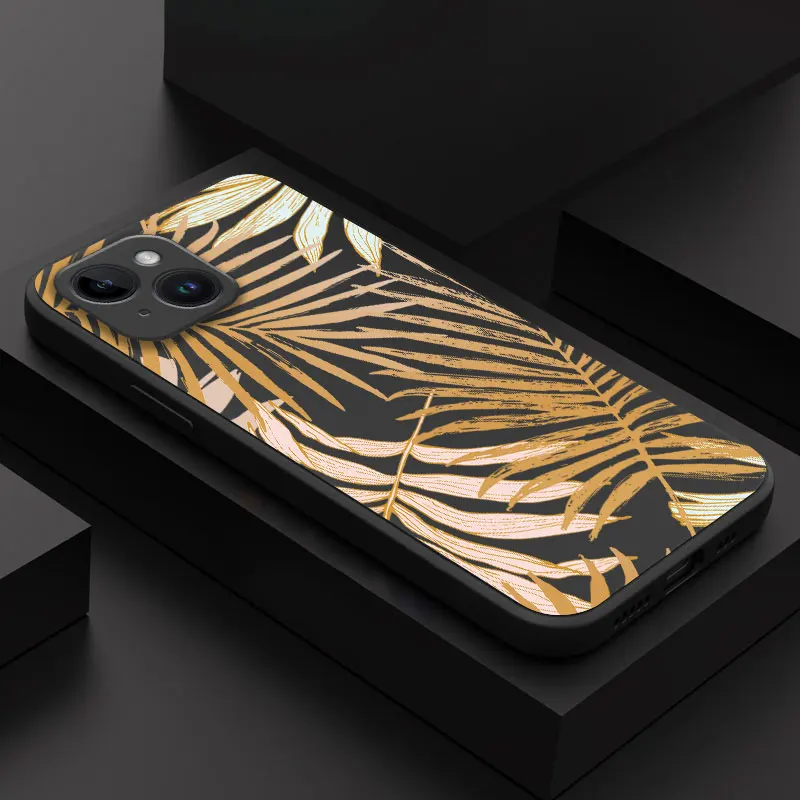 

Dandelion Leaves Floral Phone Case for iPhone 14 13 11 12 Pro XS Max XR X 8 7 Plus 6 6S SE MINI Soft Silicone Matte TPU Cover