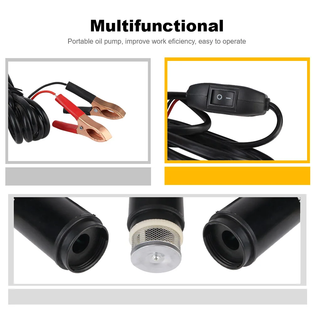 Портативный мини-насос для перекачки дизельного топлива воды погружной