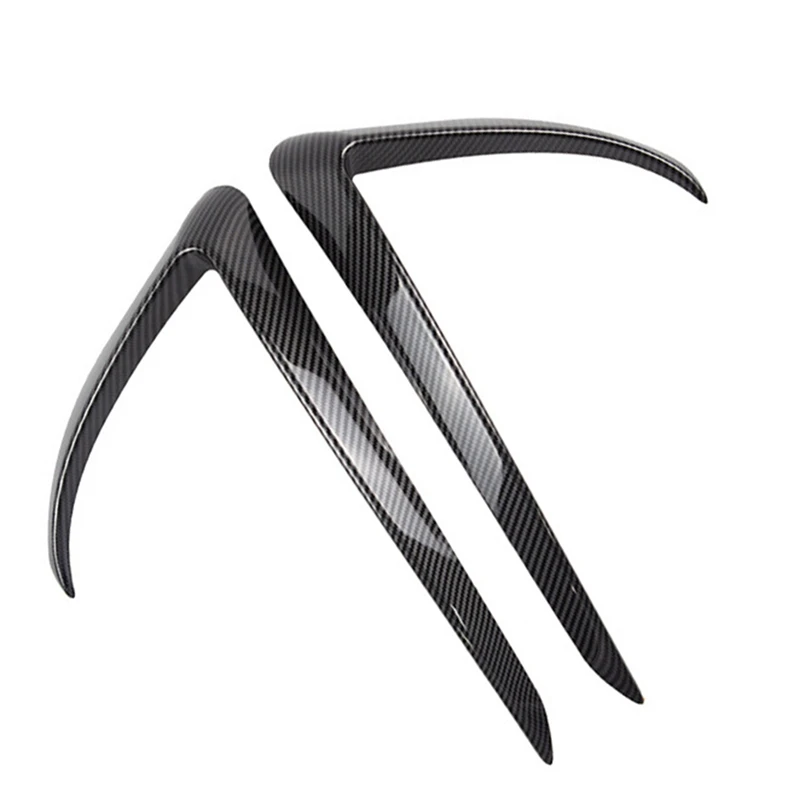 

For Tesla Model 3 Model Y Front Fog Light Cover Spoiler Wind Knife Surround Deflector Accessories