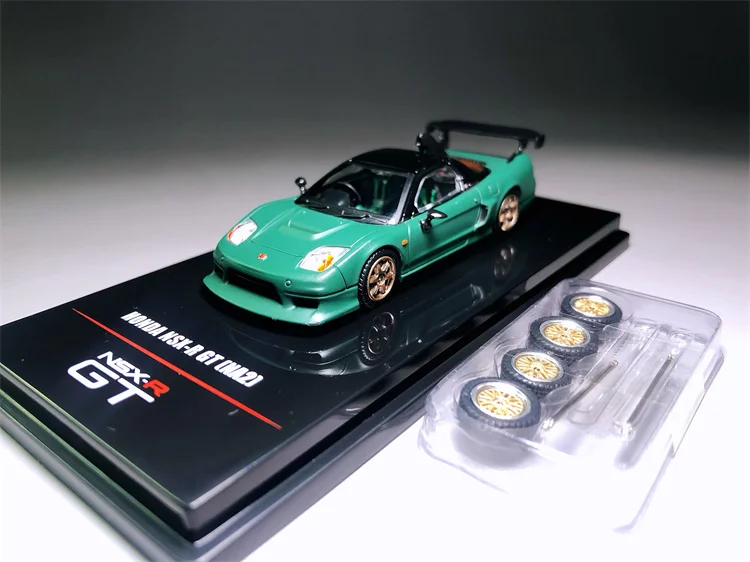 INNO 1/64 HONDA NSX-R GT (NA2) Коллекционная матовая Зеленая коллекция моделей ограниченный