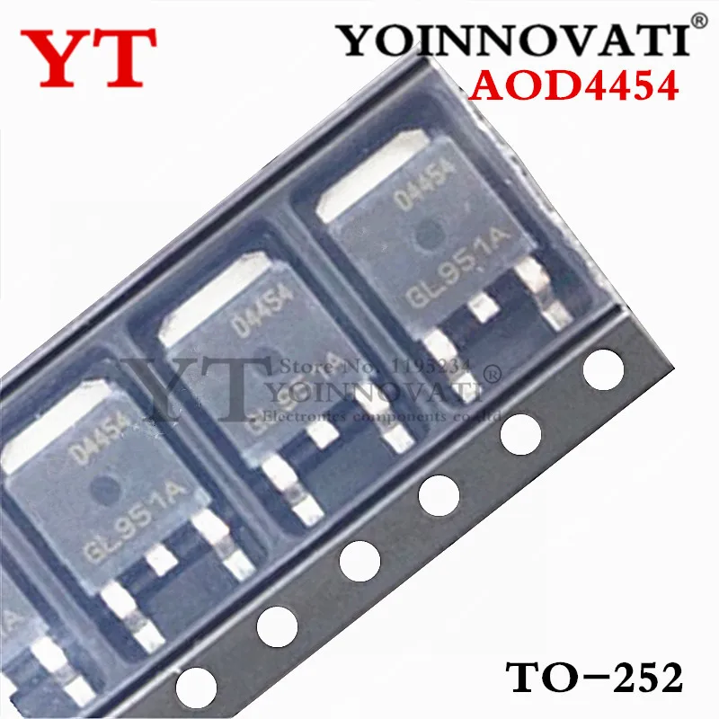 20 шт./лот AOD4454 D4454 MOSFET N-CH 150V 3A/20A TO-252 IC лучшее качество