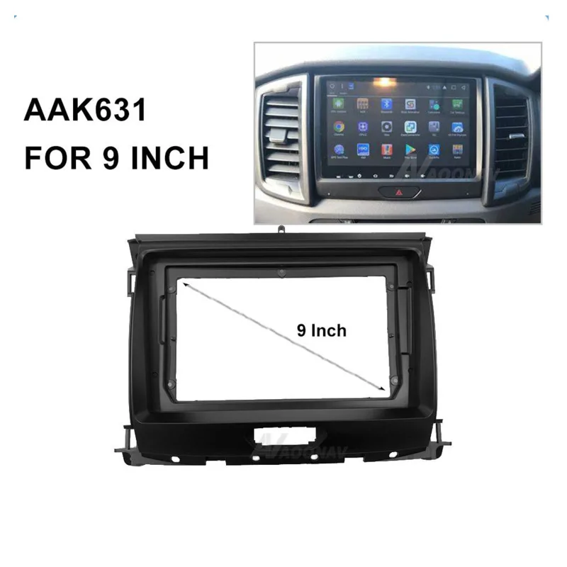 

9 дюймовая Модифицированная навигация для автомобильной аудиосистемы, навигация с большим экраном, рамка для автомобильной навигации, подх...