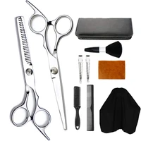 10 pcs hair cutting scissors and thinning shears set professional haircut scissors kit indoor hairdressing set with comb