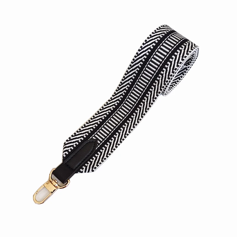 

5cm Wide Black Strap Bag Shoulder Bag Straps Replacement Nylon Leather Strip For Bag