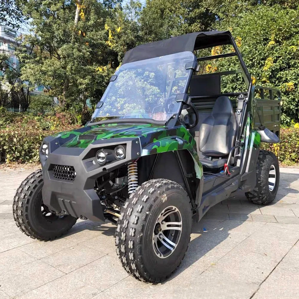 Высококачественная 2-местная ферма UTV Автоматическая электрическая 60 в/2200 Вт утилитарная машина вездеход багги с бункером