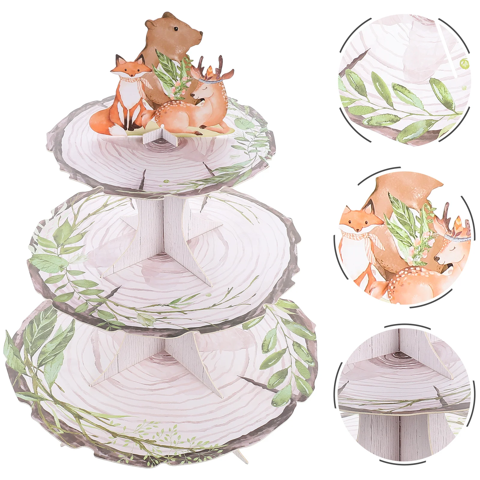 

Stand Dessert Display Holder Decorative Candy Cupcake Tower Cake Desktop Tray Storage Fruit Party Desserts Rack Snack Serving