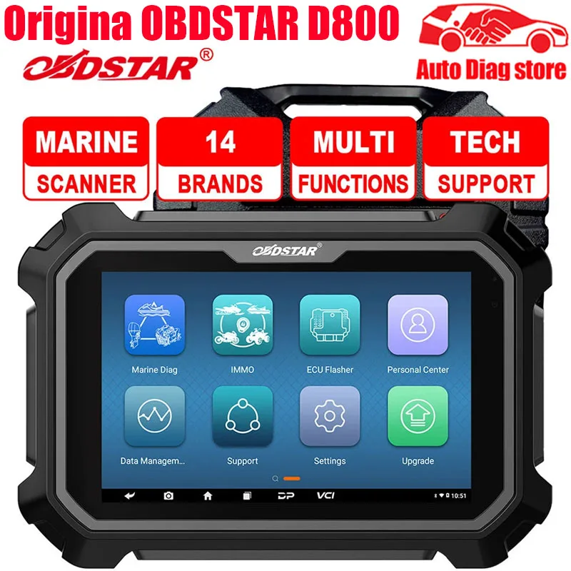 OBDSTAR D800 устройство нового поколения для морского спорта