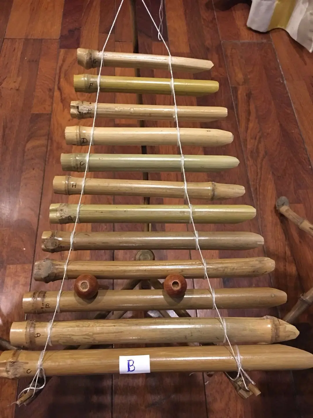 

Vietnamese Percussion Instruments, Children'S Ethnic Bamboo Manual Assembly -T'Rung Vietnamese Bamboo Harp (Boutique)