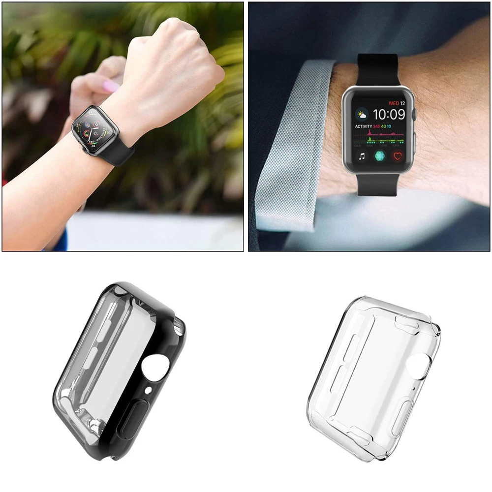 Защитная пленка для экрана Apple Watch Case 49 45 41 40 44 42 46 мм, чехол-бампер из ТПУ, аксессуары для iWatch серии 10 9 8 7 SE 6 5 4 (art.: 3920c65e28cd7) - 3920c65e28cd7