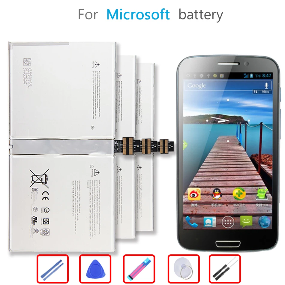 

5087mAh Battery For Microsoft Surface Pro 4 Pro4 1724 12.3" Tablet 7.5V 38.2WH