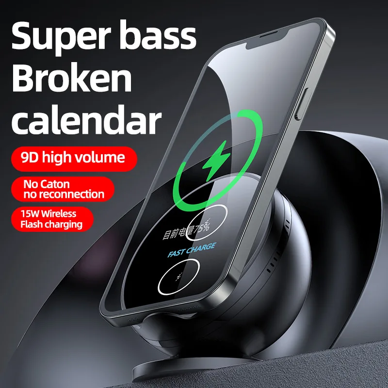 

Быстрое беспроводное зарядное устройство с Bluetooth-динамиком, 15 Вт, держатель для телефона, крепление для Samsung Galaxy Z Flip3 Fold3 S21 S20 S10 S9 Note 20 10
