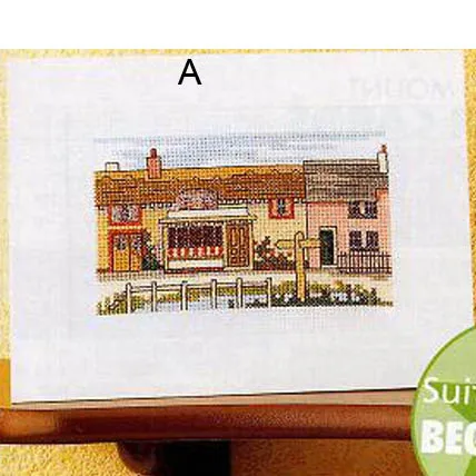 

DIY Invitation greeting card with special art popular Full Set cross stitch greeting card Cake, special birthday gift2CD036