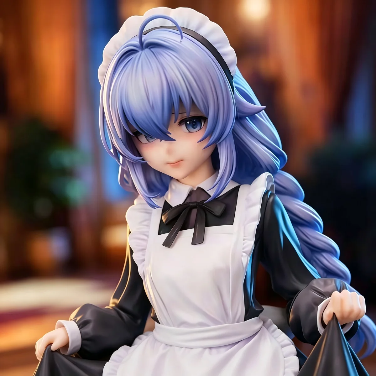 Фото Коллекционная аниме-фигурка Рокси Мигурдии в образе горничной из Mushoku Tensei, 14 см, из ПВХ, с подвижными суставами, статуэтка, украшение для рабочего стола, подарок №2