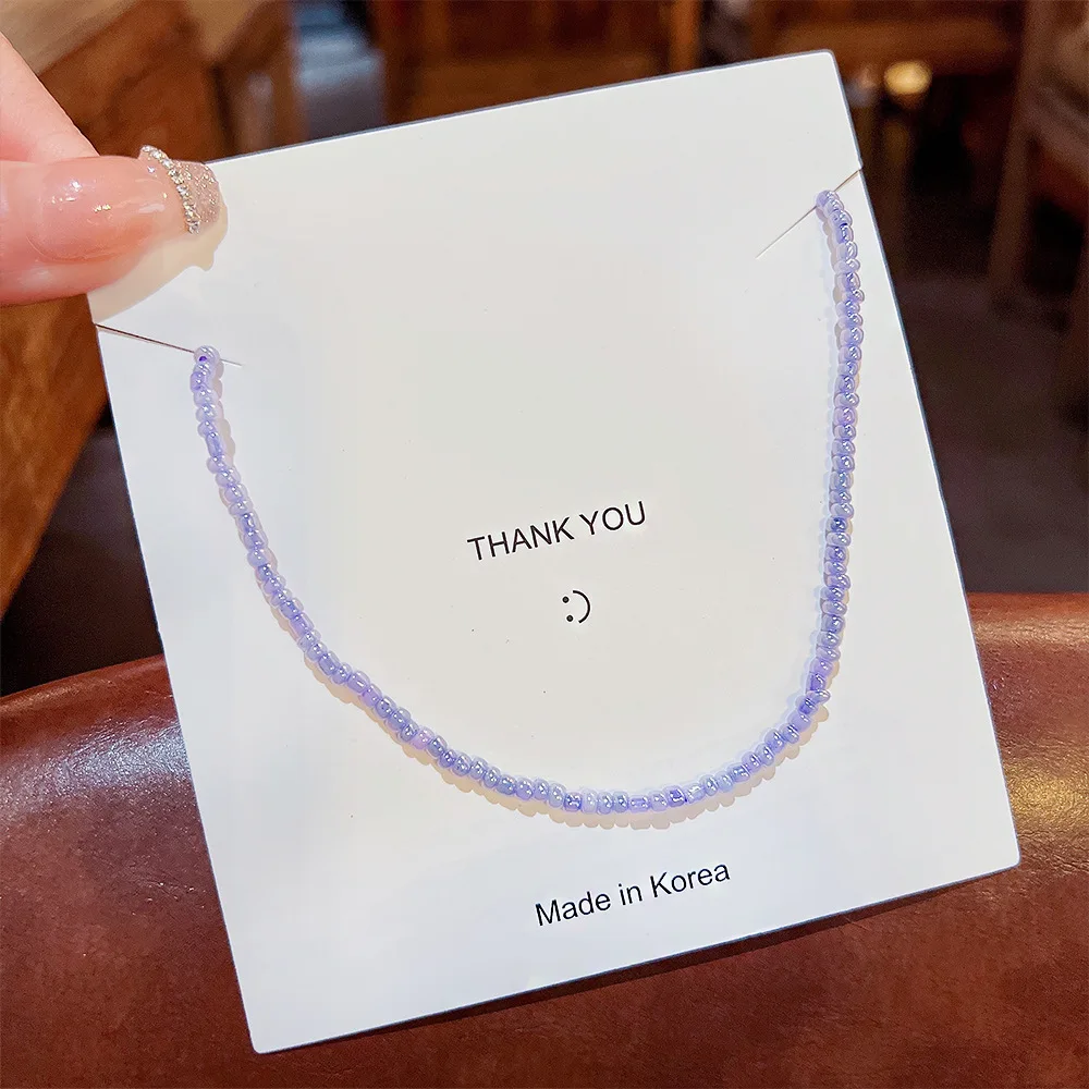 

Handmade Ball Blue Bead Zircon Nimble Lucky Love Heart Mother's Day Pendant Necklace Woman Girl Wedding Blessing Jewelry