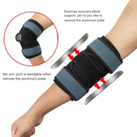 adjustable elbow joint recovery arm splint brace support protect band belt strap arthritis golfers for gym tennis protection