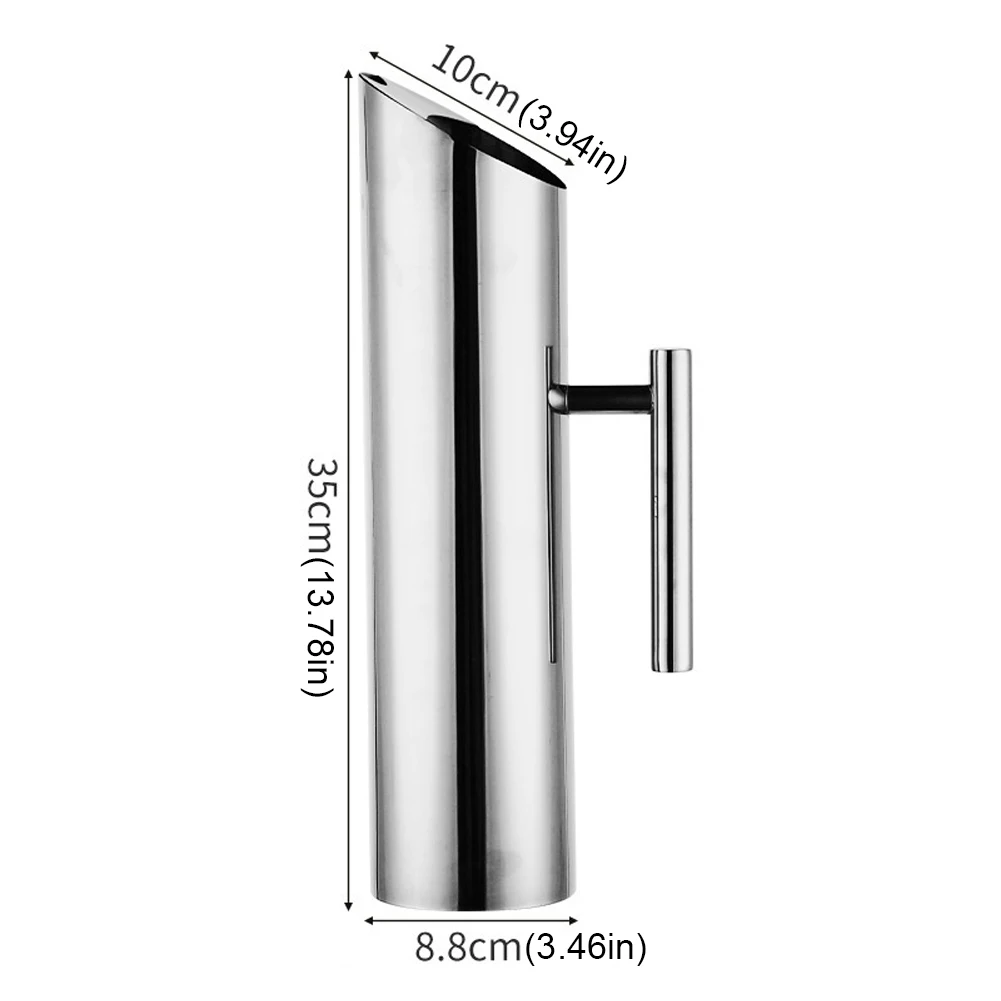 Кувшин из нержавеющей стали кухонный кувшин для холодного вина емкость льда бара