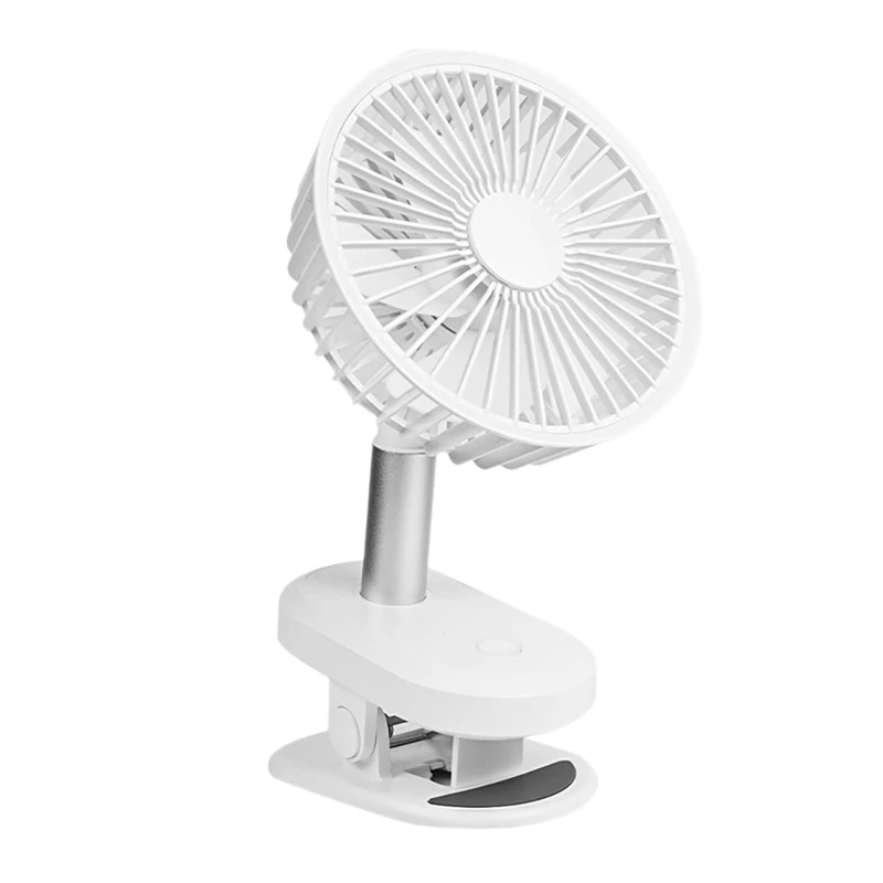

USB Powered Clip Fan 6 Inch Portable Fan 3 Speed Strong Airflow Small Fan With Sturdy Clip Quiet Clip Fan