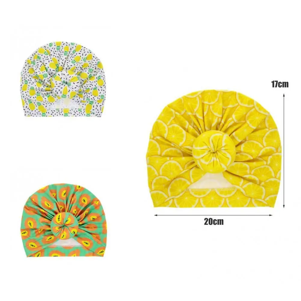 

Household Supplies Practical Summer Printed Fruit Toddler Cap Baby Costume Newborn Turban Fade-less for Kids