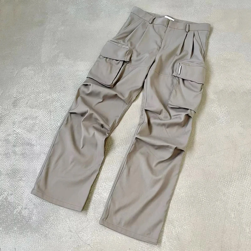 

007 Factory Hide In Hills street trendy brand Clothing multi-pocket men women loose and versatile micro-speaker Cargo Pants