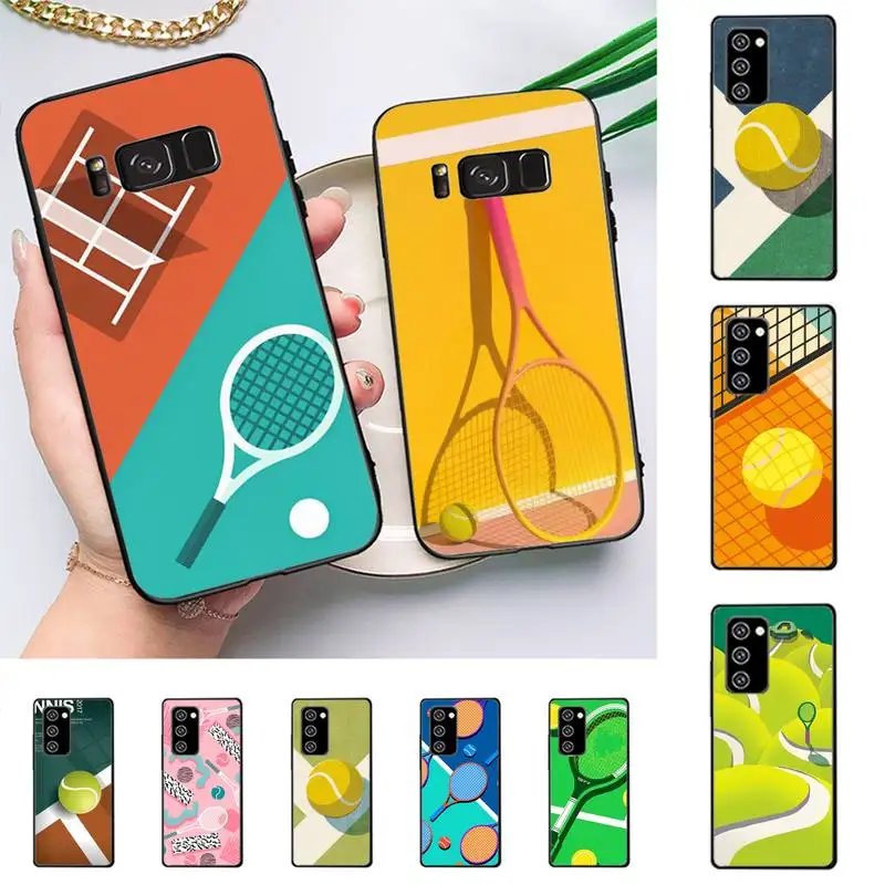 

Tennis Print Phone Case For Samsung Galaxy Note 10Pro Note 20ultra cover for note20 note 10lite M30S Back Coque