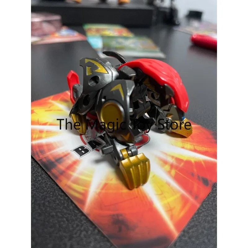 Фото Оригинальная коллекционная фигурка SEGA Bakugan Bakutech Hagan Okami Black Wolf Super 5, ограниченная серия №2